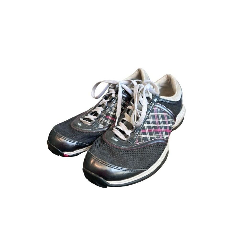 8 Nike Air Tongueless Golf Shoe Women's Shoes Gray Pink 335942-010